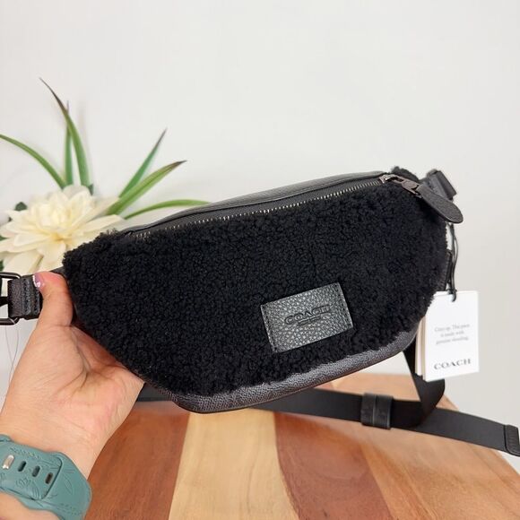 NWT Coach Warren Mini Belt Bag In Signature Canvas‎ - Picture 1 of 6